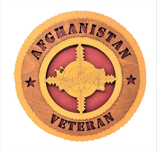 Afghanistan Veteran Wall Plaque