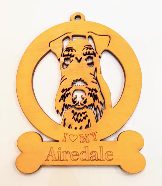 Airedale Dog Ornament