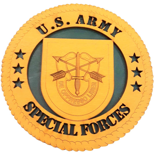 Army Special Forces Desk Plaque