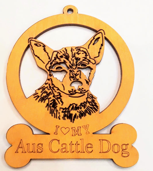 Aussie Cattle Dog Ornament