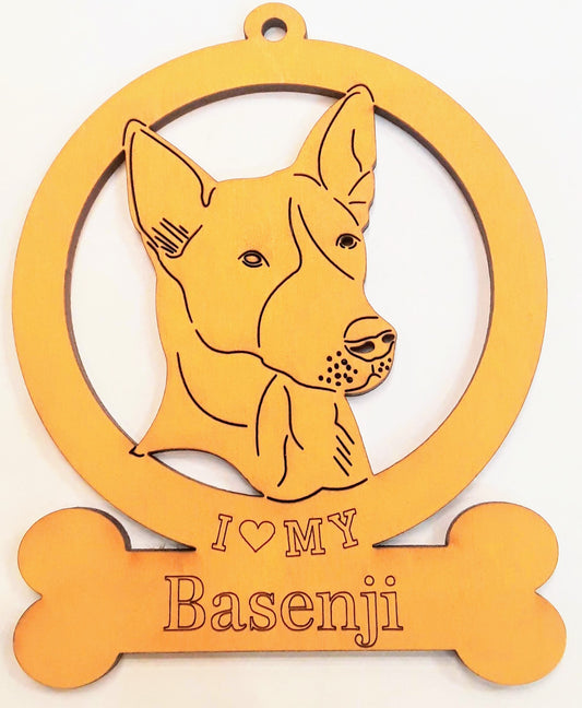 Basenji Dog Ornament