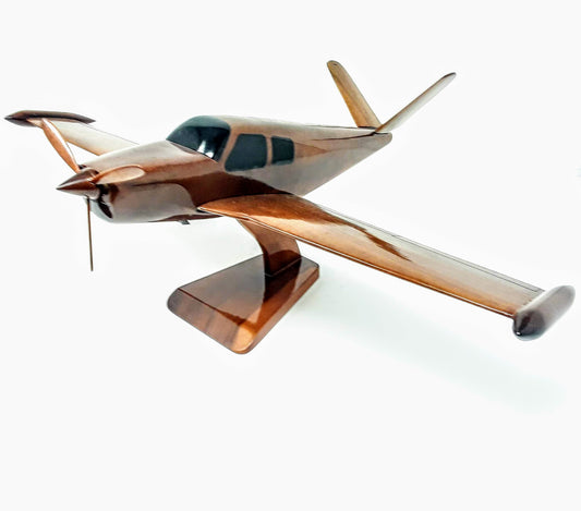 Bonanza V Tail Wood Model