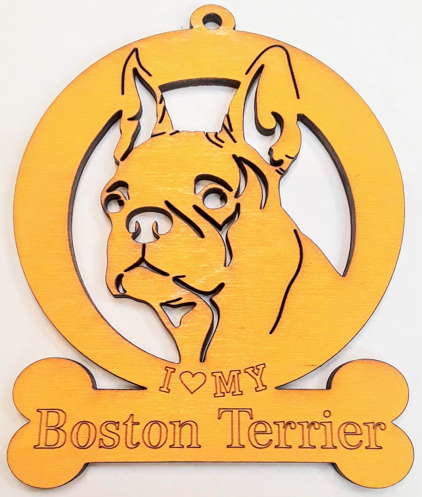 Boston Terrier Dog Ornament