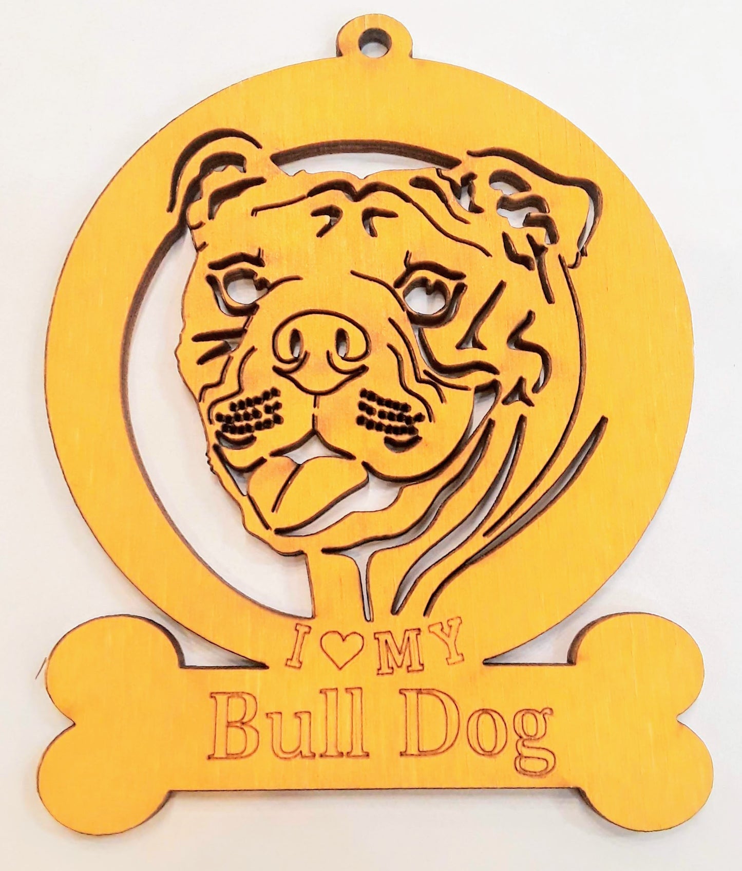 Bull Dog Ornament