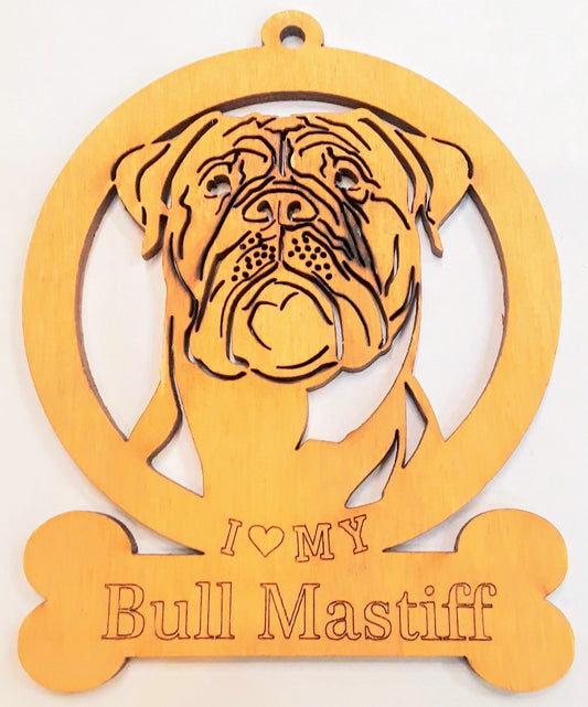 Bull Mastiff Dog Ornament