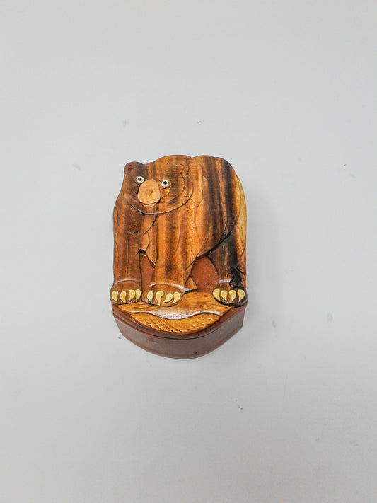 Bear Wood Puzzle Box