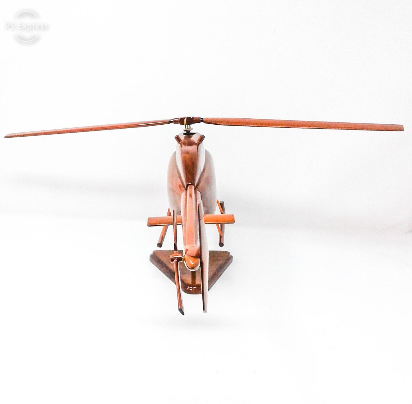 Bell-206 Helicopter Wood Model