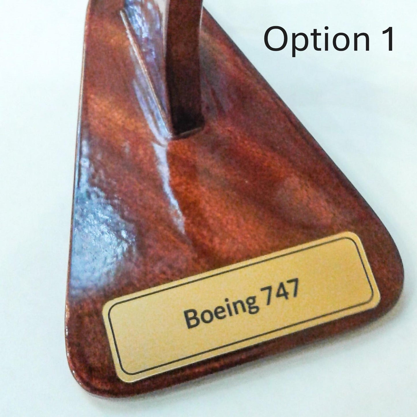 Boeing 747 Wood Model