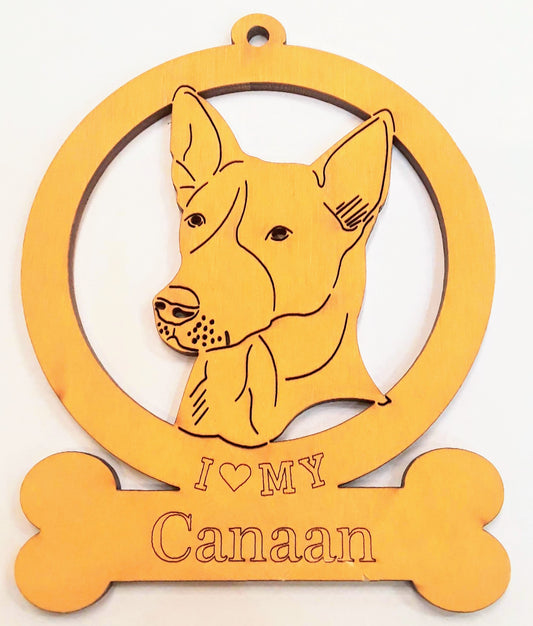 Canaan Dog Ornament