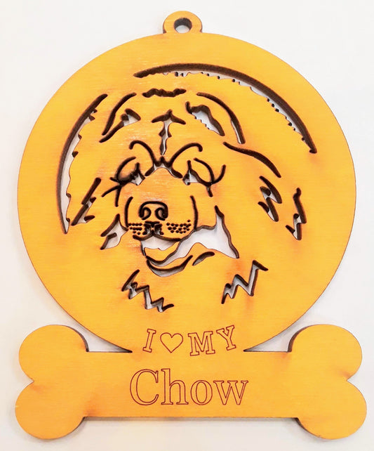 Chow Dog Ornament