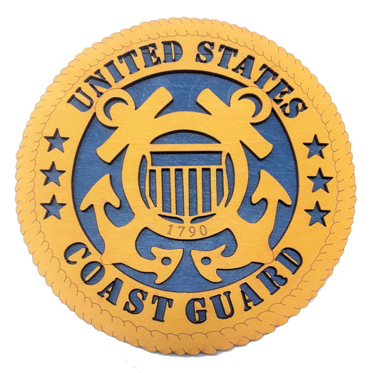 Coast Guard Desk Plaque