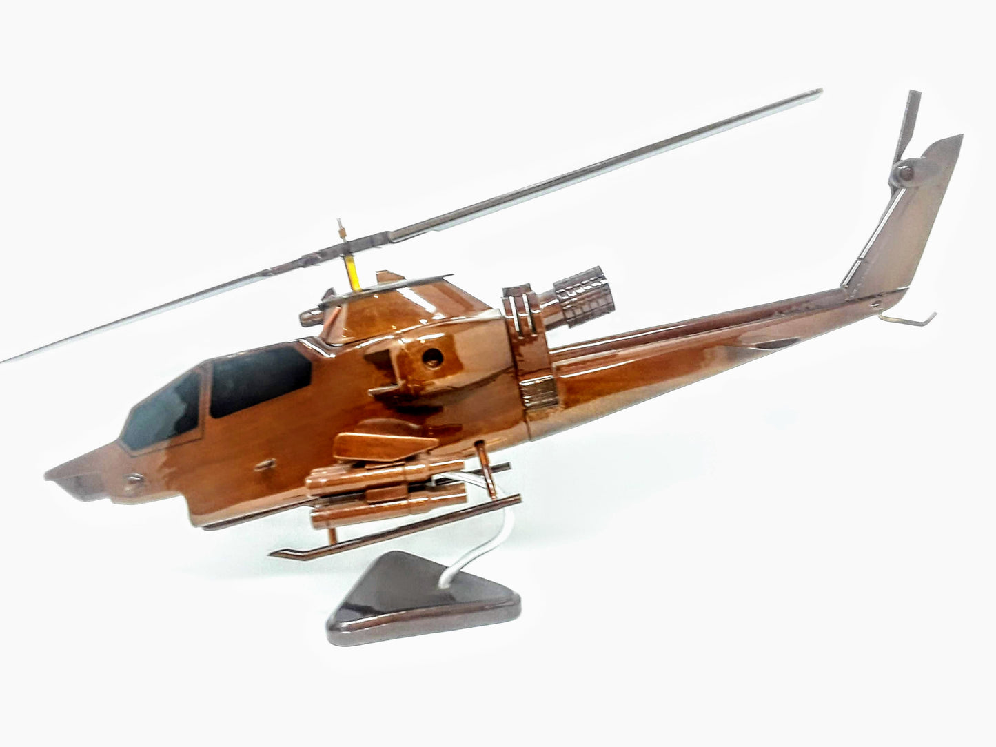 AH-1 Cobra Helicopter Wood Model