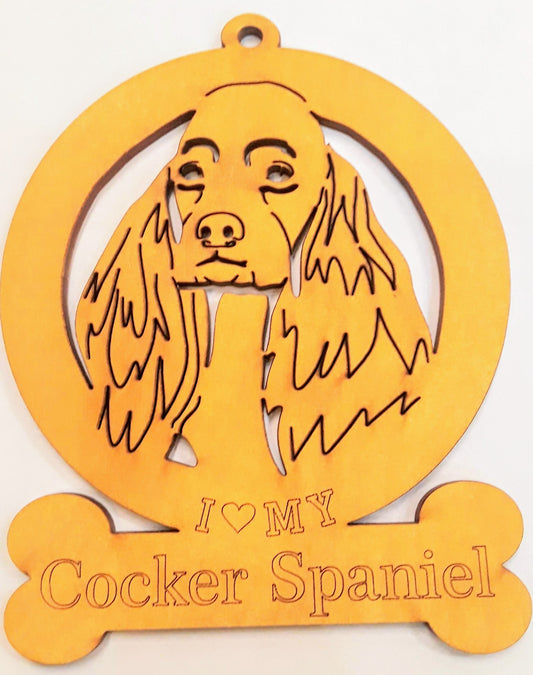 Cocker Spaniel Dog Ornament