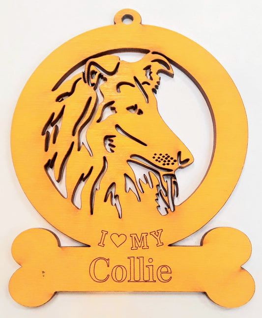 Collie Dog Ornament