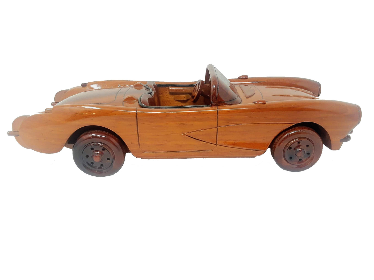 Corvette Convertible Wood Model