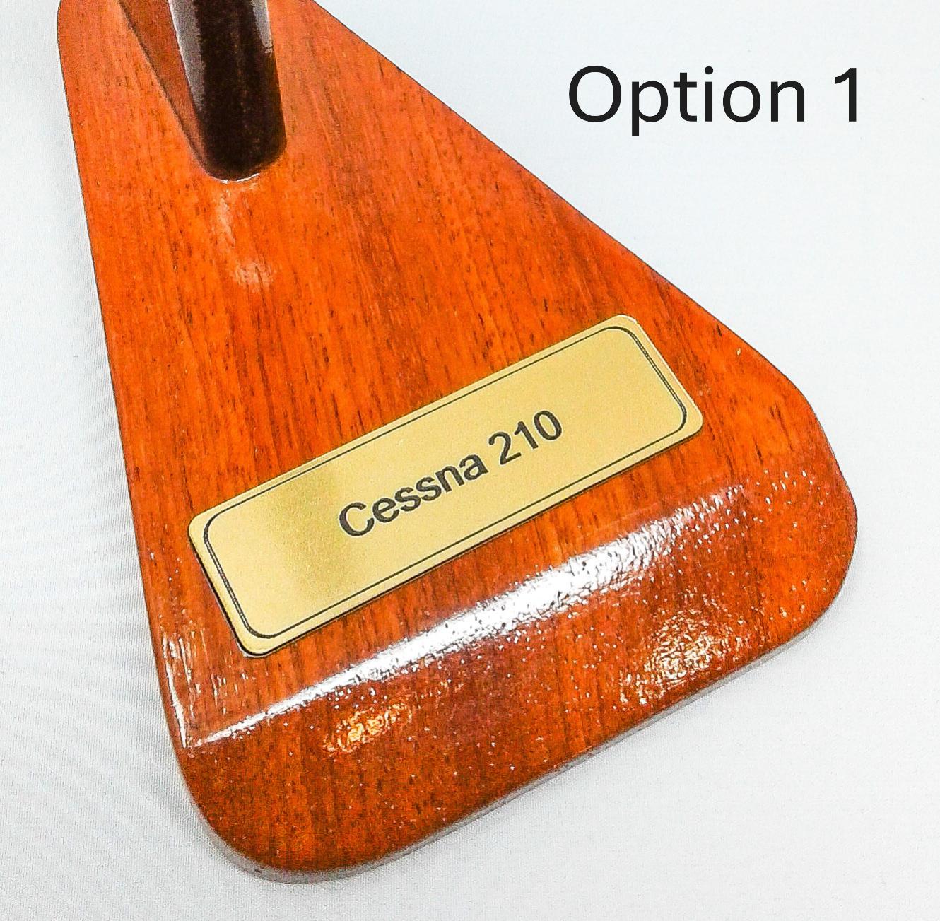 Cessna 210 Wood Model