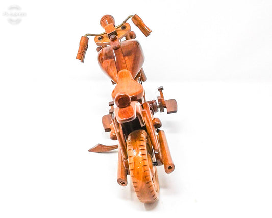 Chopper Motorcycle Wood Model