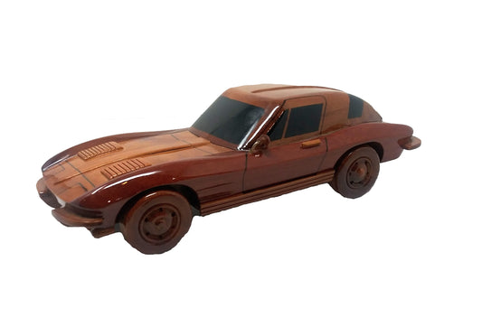 Corvette Stingray Wood Model