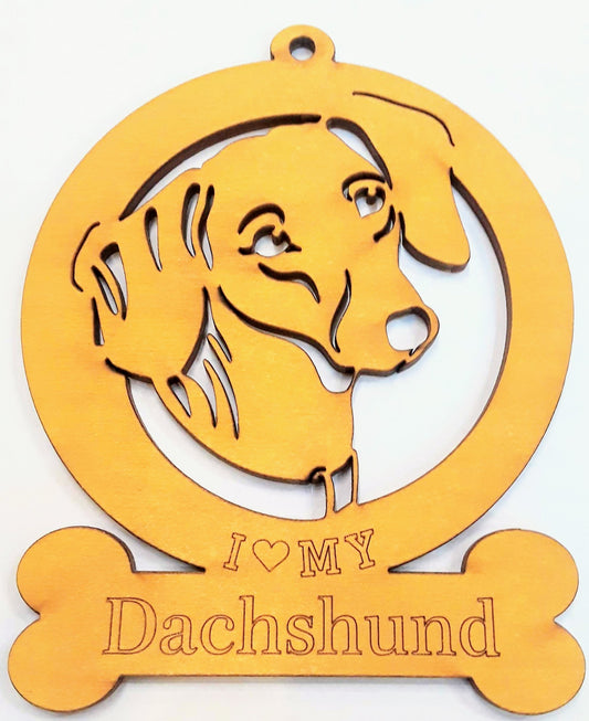 Dachshund Dog Ornament