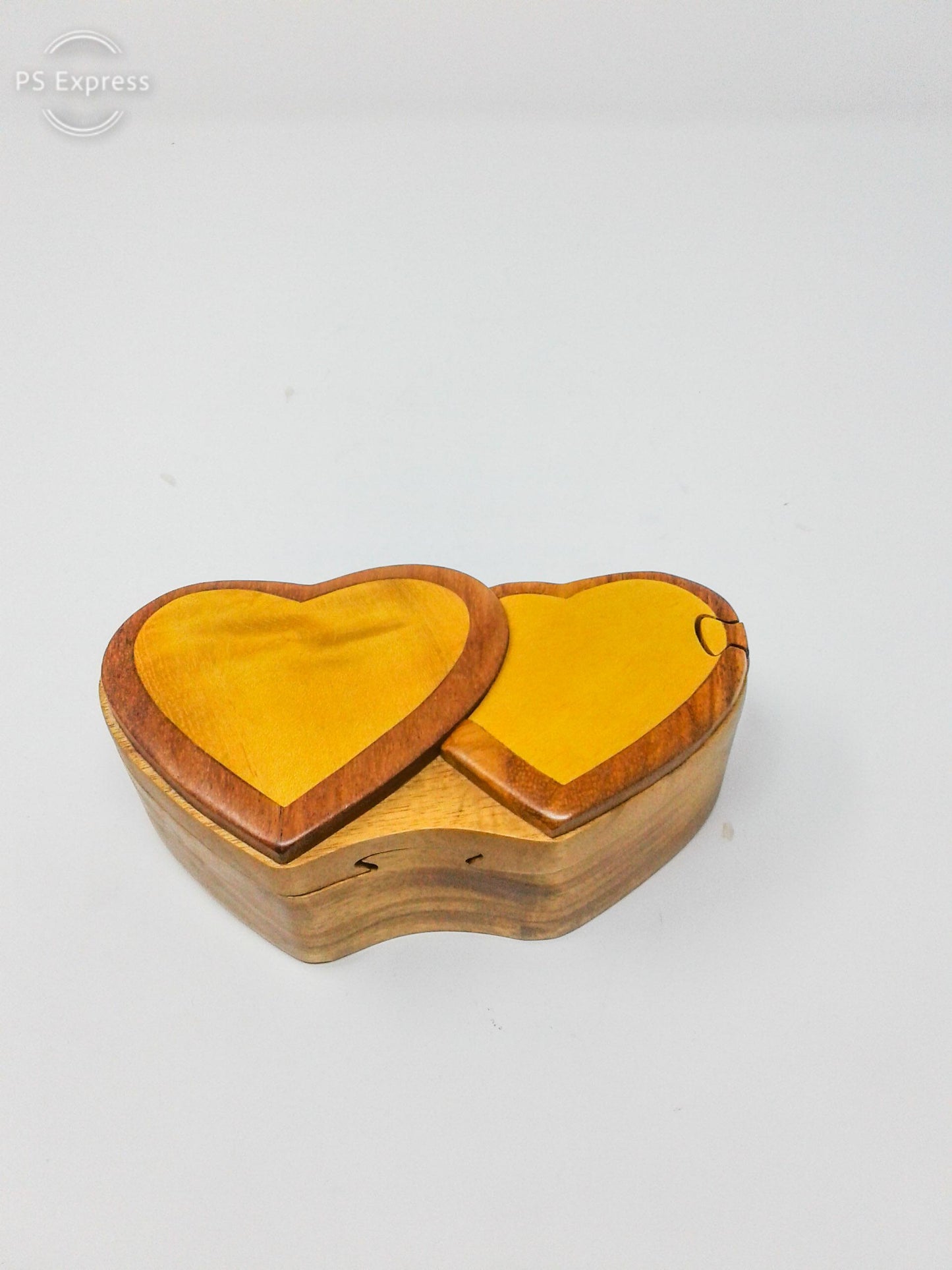 Hearts Wood Puzzle Box