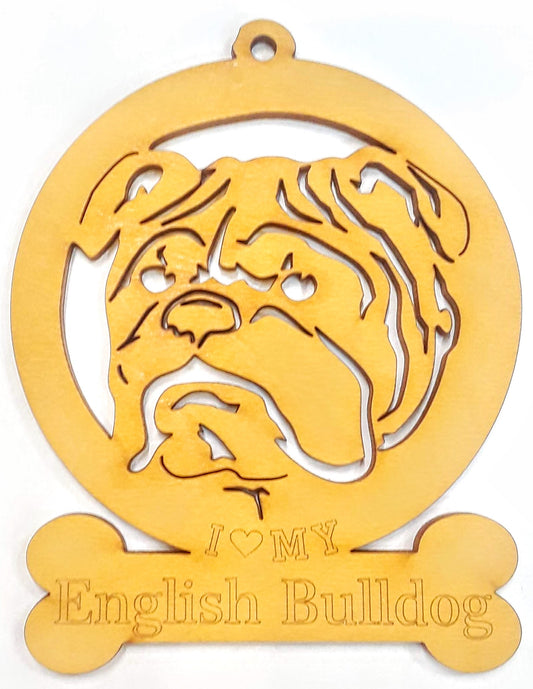 English Bull Dog Ornament