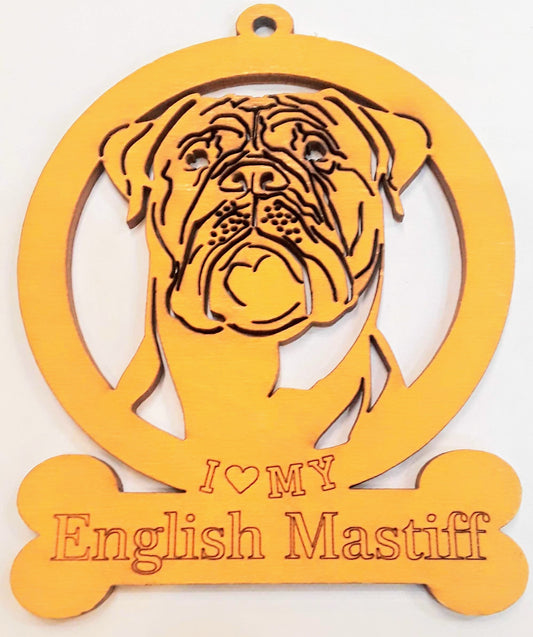 English Mastiff Dog Ornament