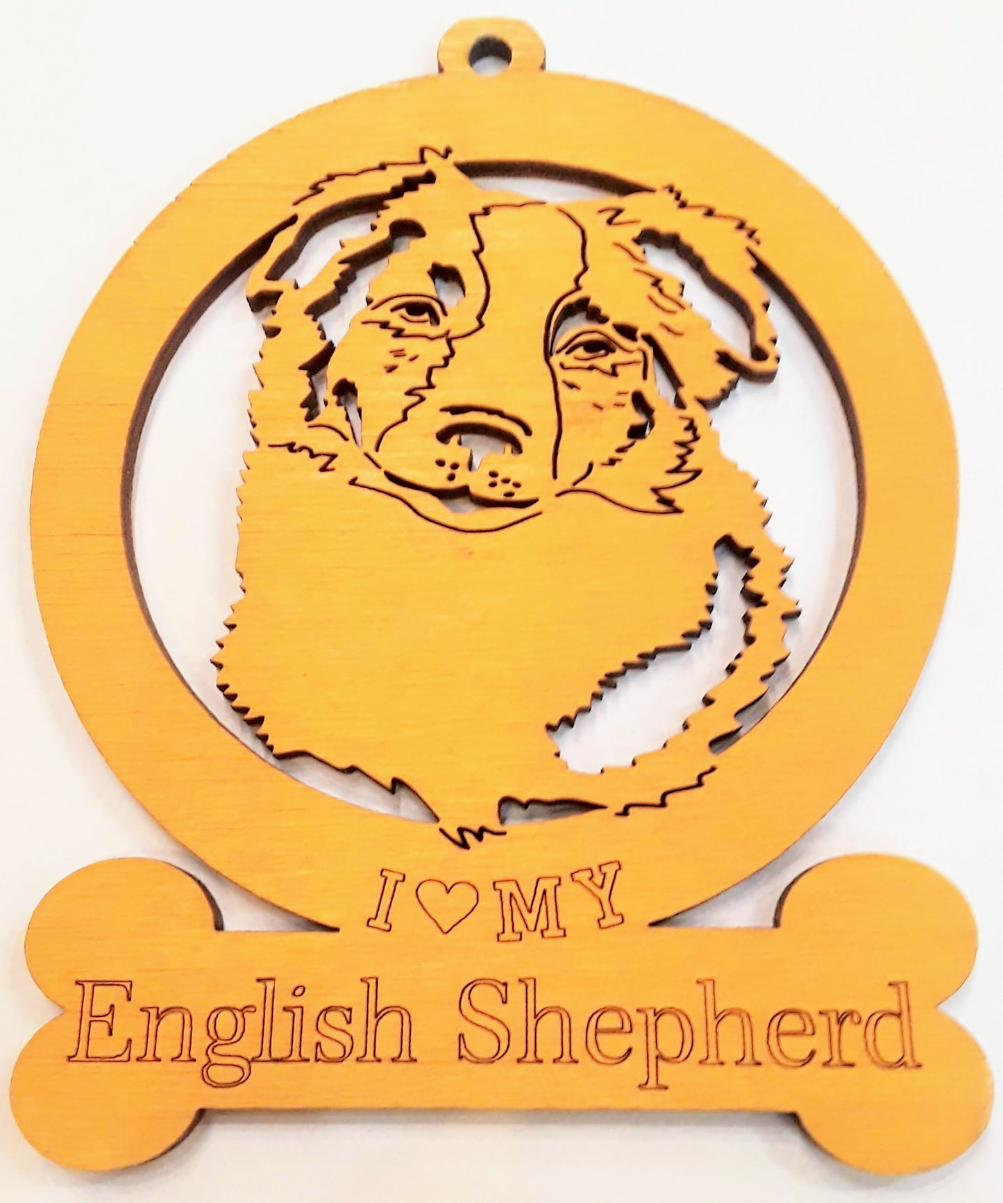 English Shepherd Dog Ornament