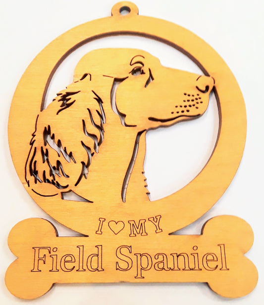 Field Spaniel Dog Ornament