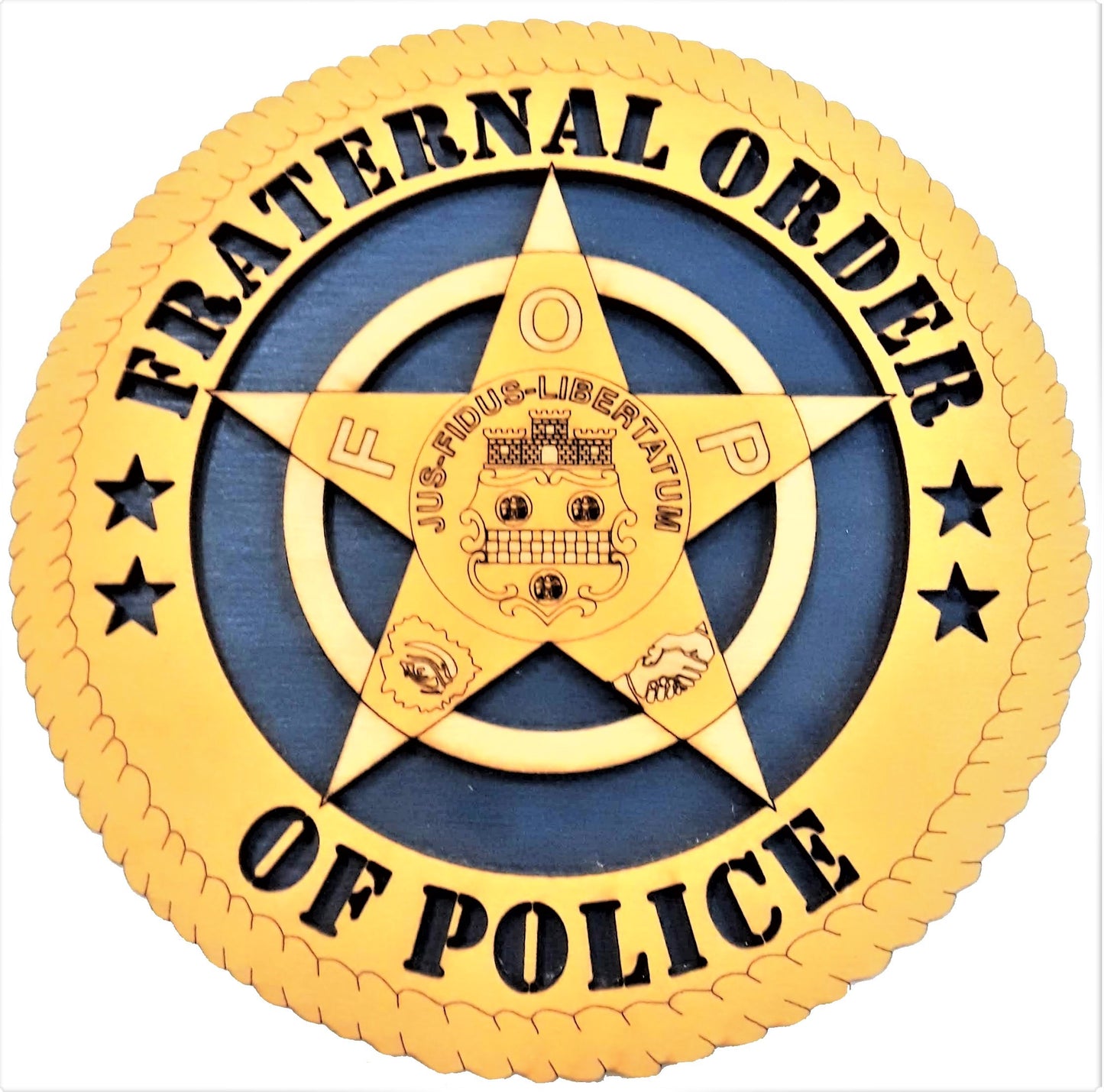 Fraternal Order of Police Desk Plaque