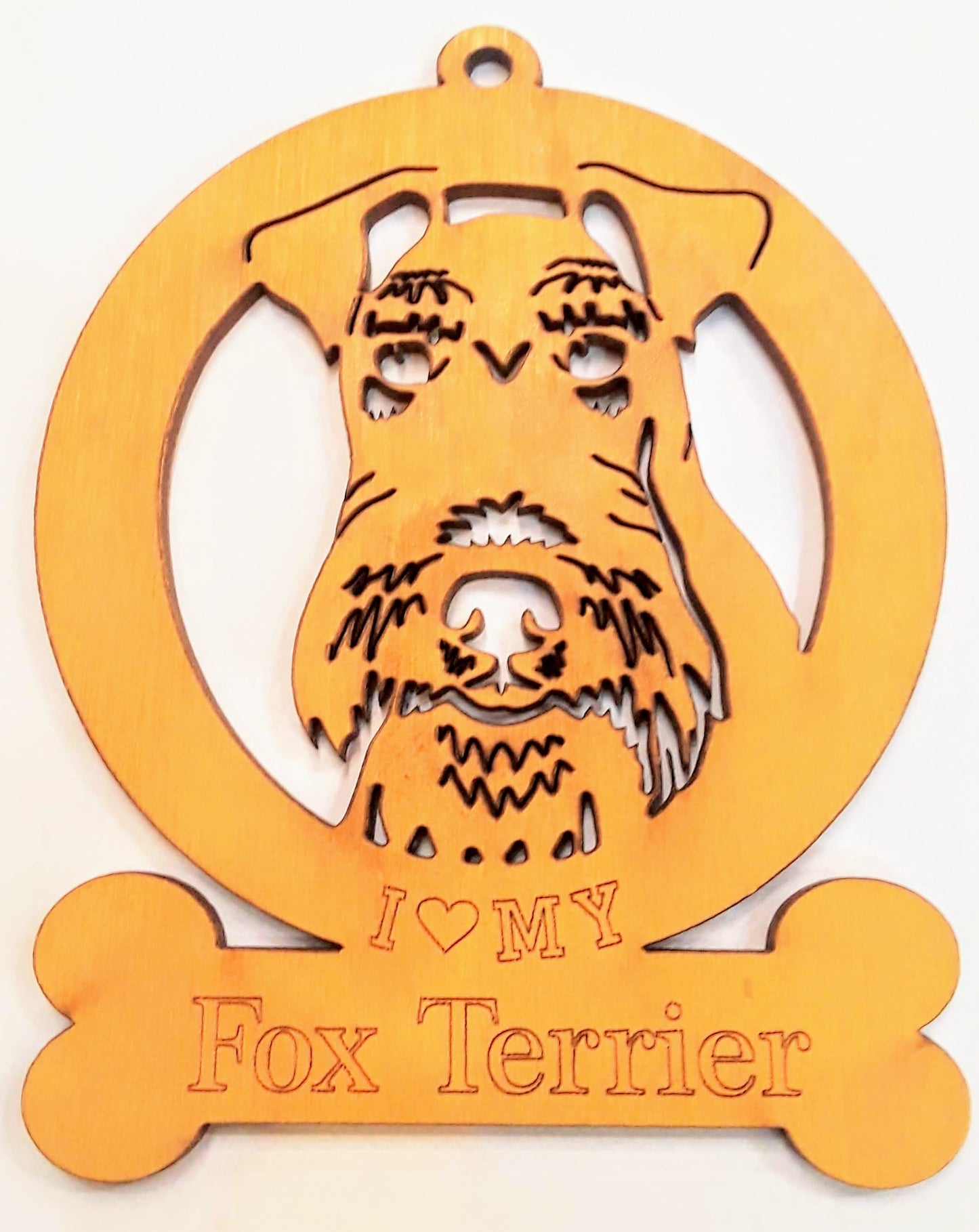 Fox Terrier Dog Ornament