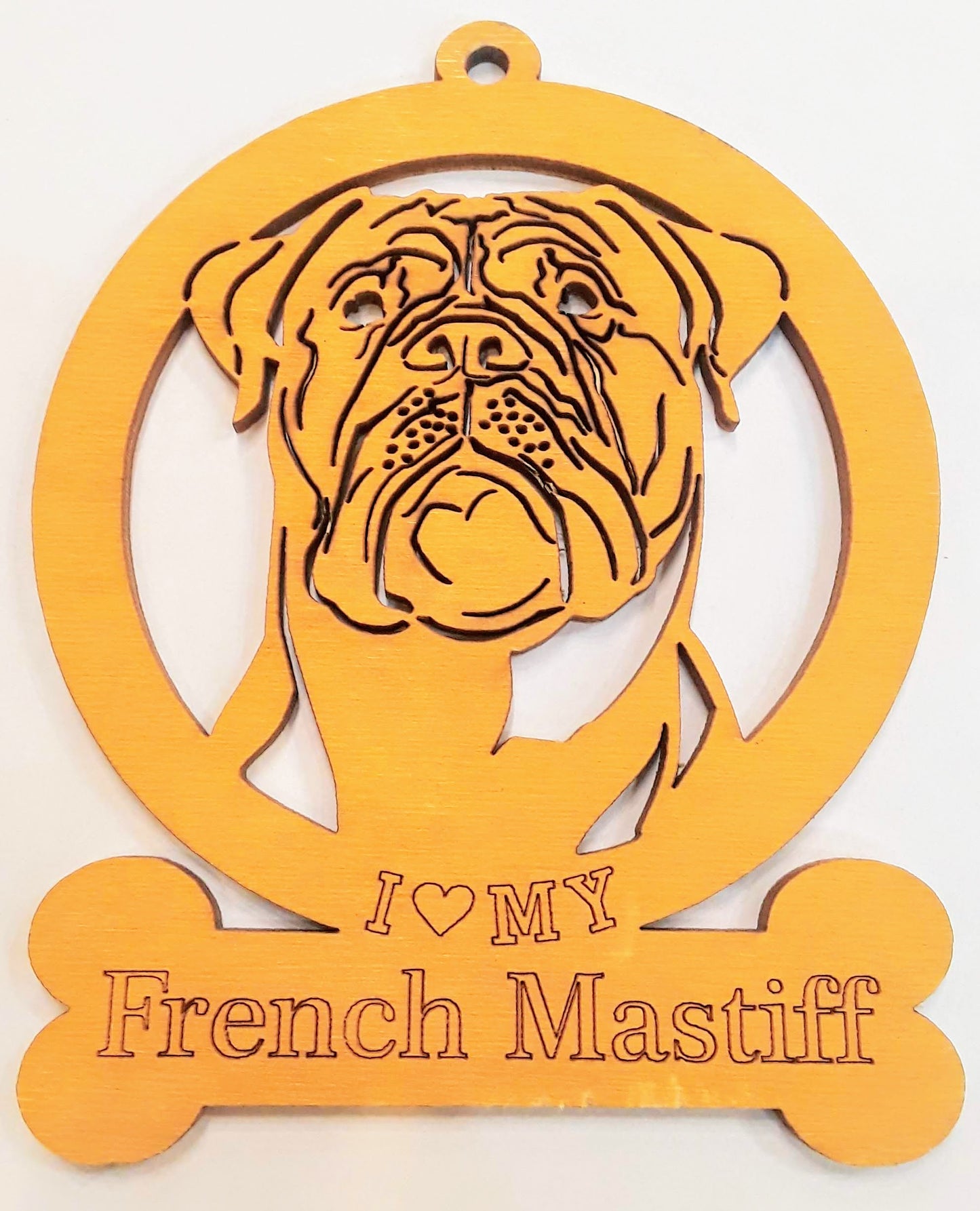 French Mastiff Dog Ornament