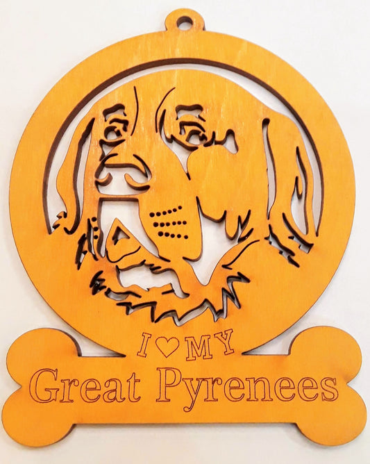 Great Pyrenees Dog Ornament