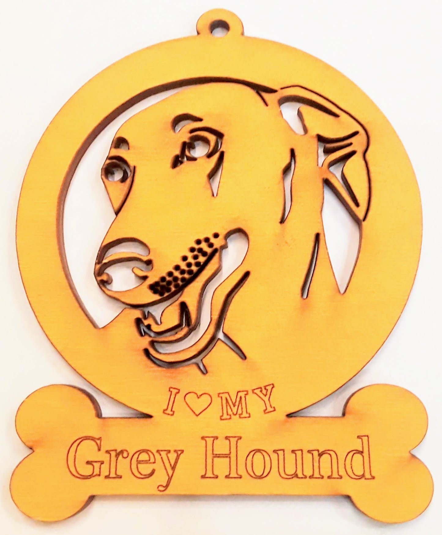 Greyhound Dog Ornament