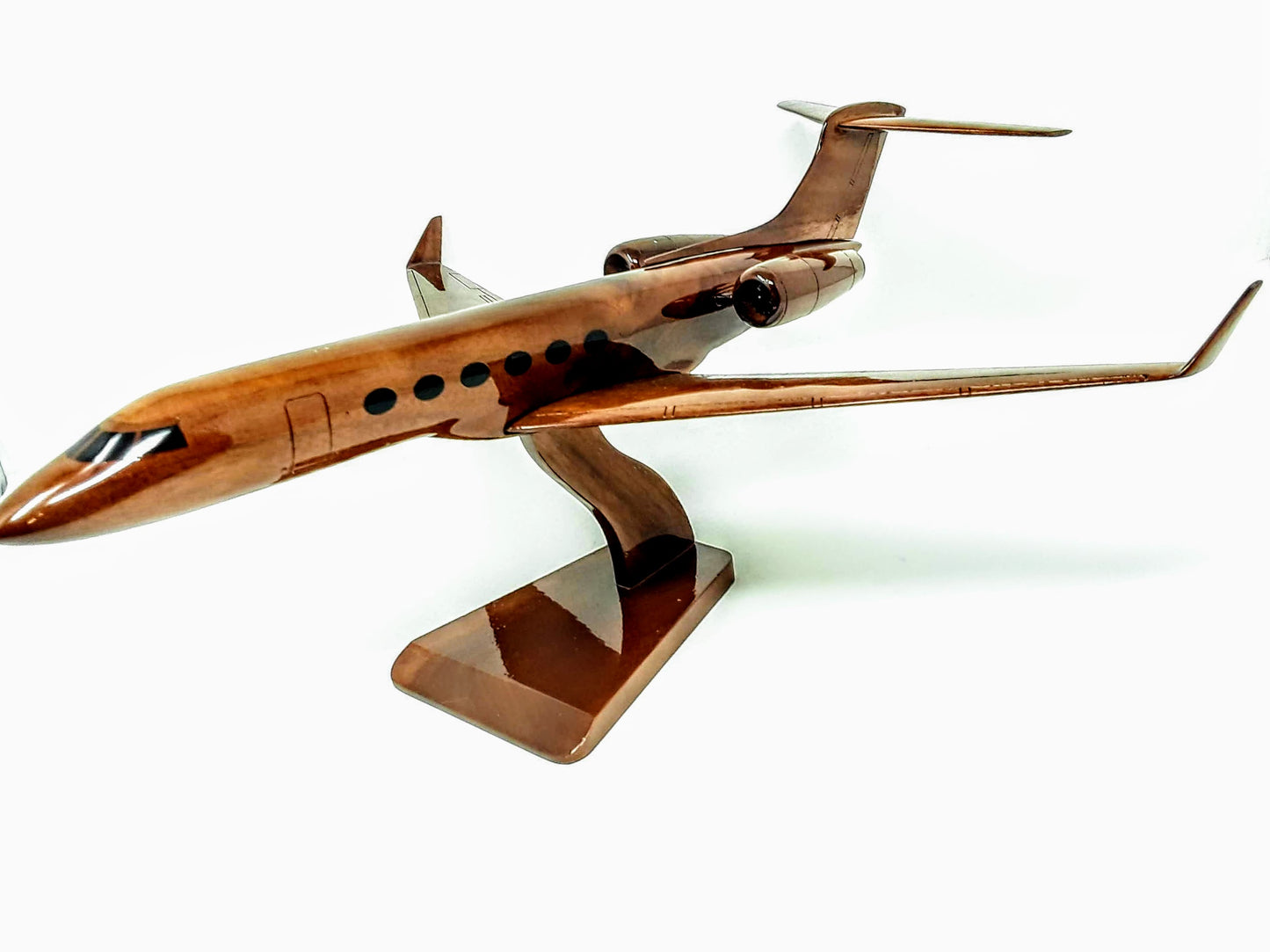 G-550 Gulfstream Wood Model