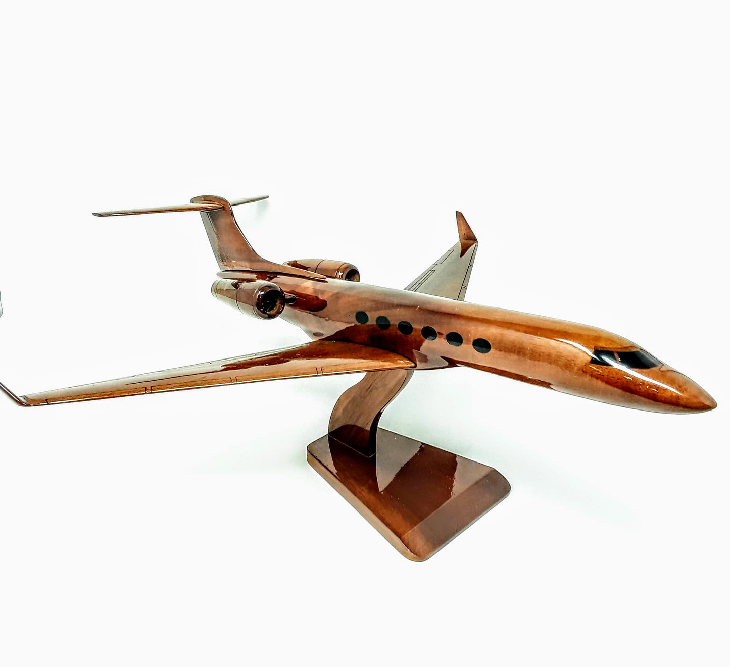 G-550 Gulfstream Wood Model