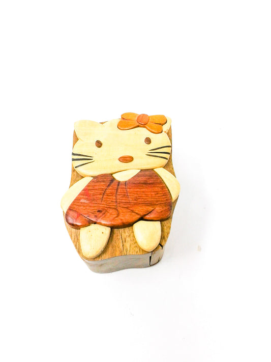 Hello Kitty Wood Puzzle Box