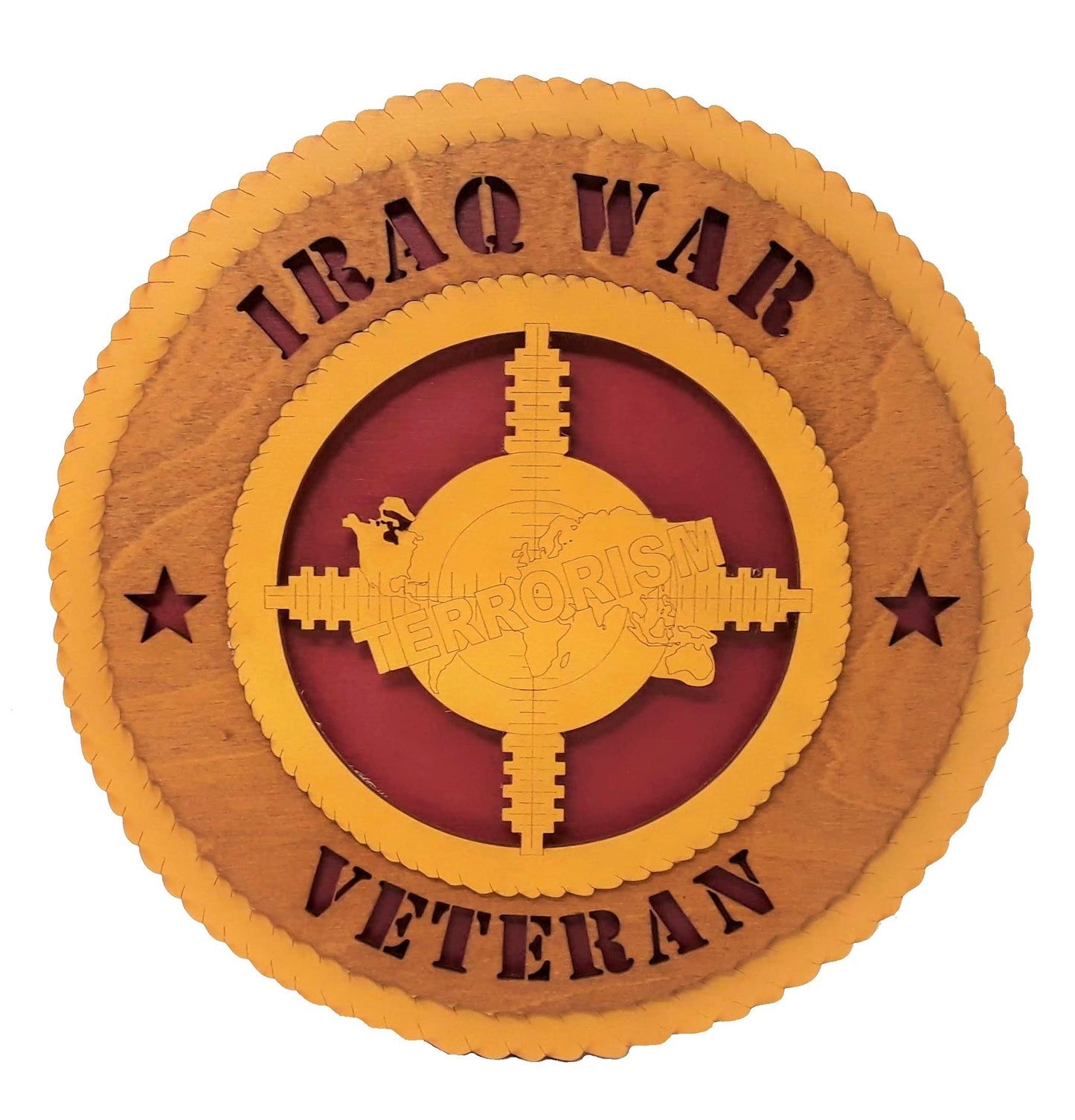 Iraq War Veteran Wall Plaque