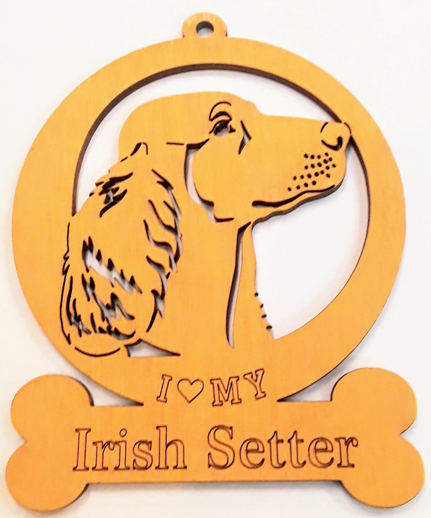 Irish Setter Dog Ornament