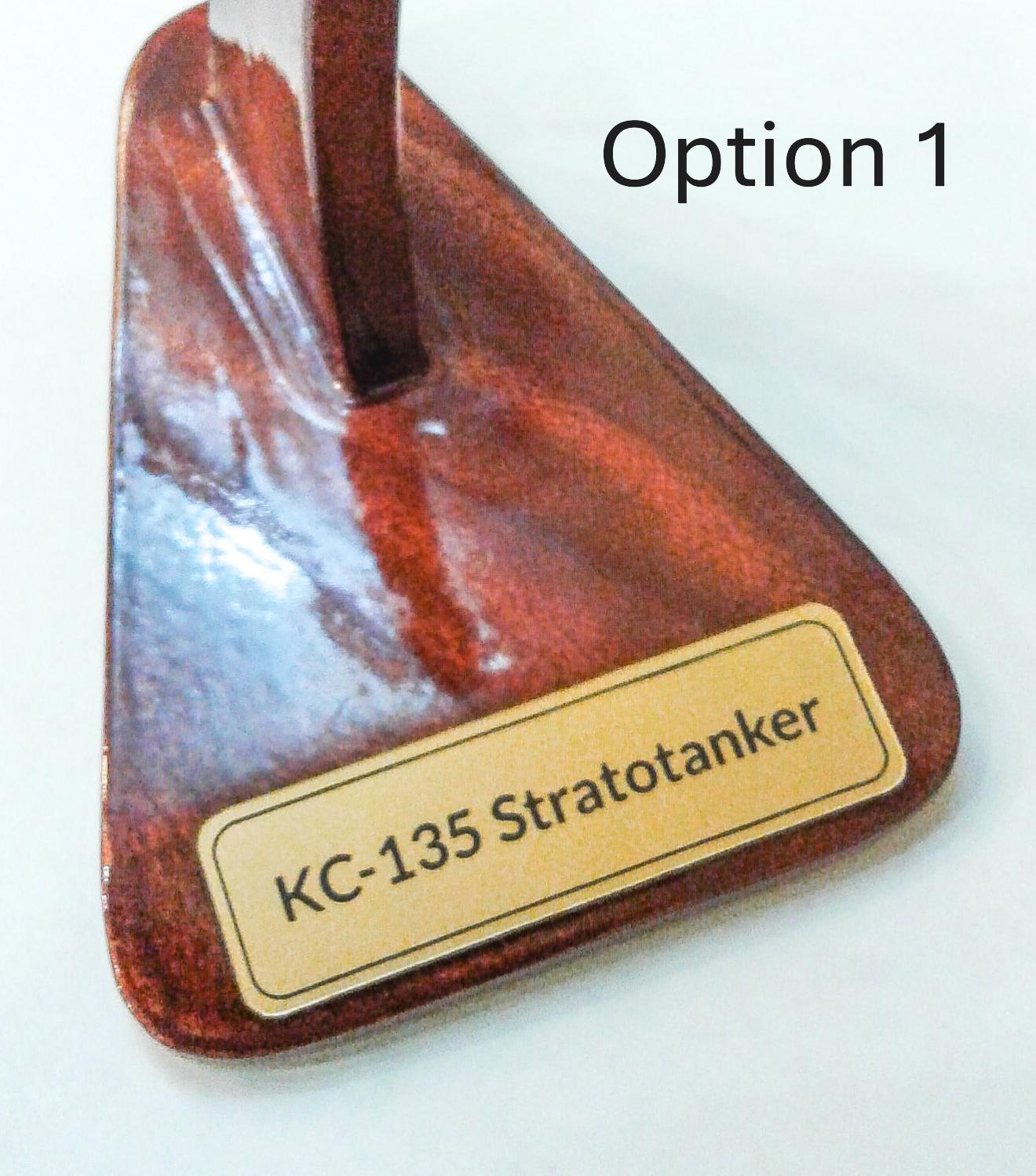 KC-135 Stratotanker Wood Model