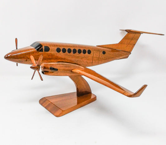 King Air 350 Wood Model