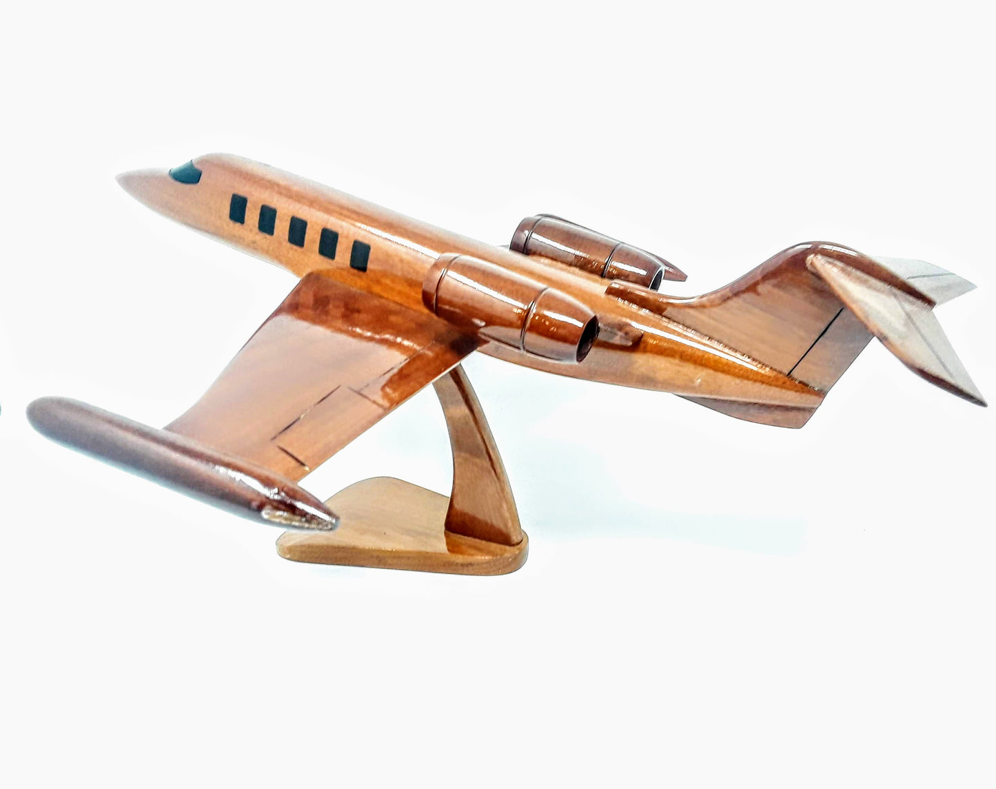 Lear Jet Wood Model