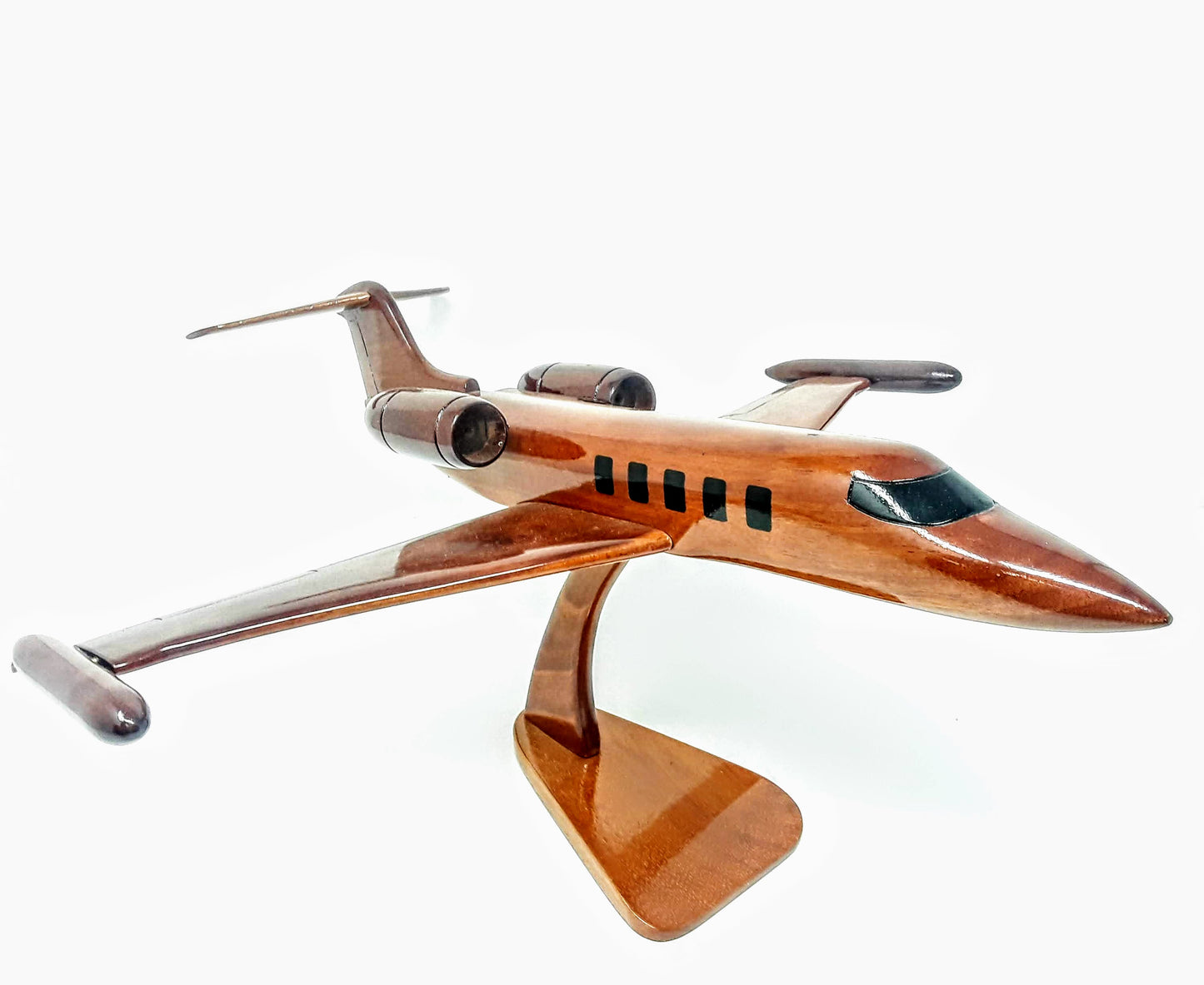 Lear Jet Wood Model