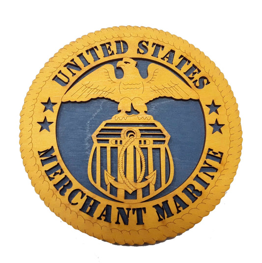 Merchant Marine Desk Plaque