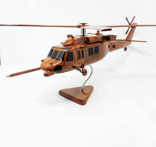 MH-60 Jayhawk Helicopter Wood Model