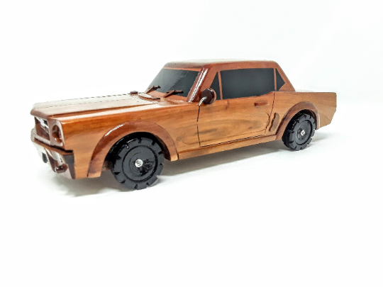 Mustang Coup Wood Model