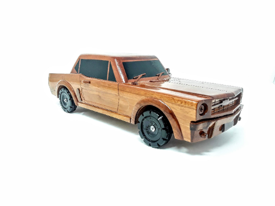 Mustang Coup Wood Model