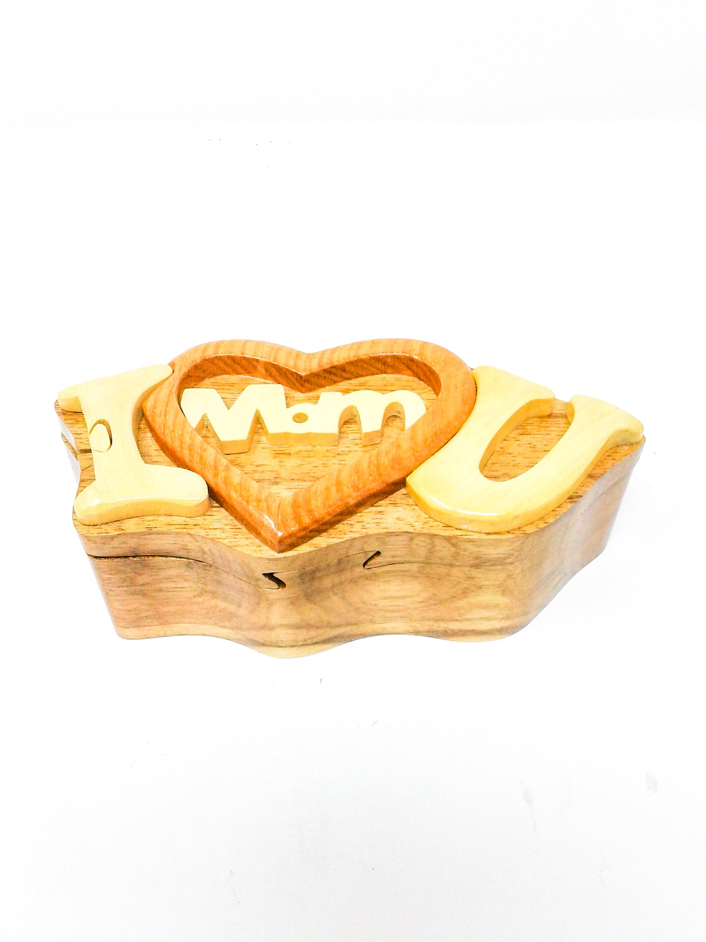 Mom Wood Puzzle Box