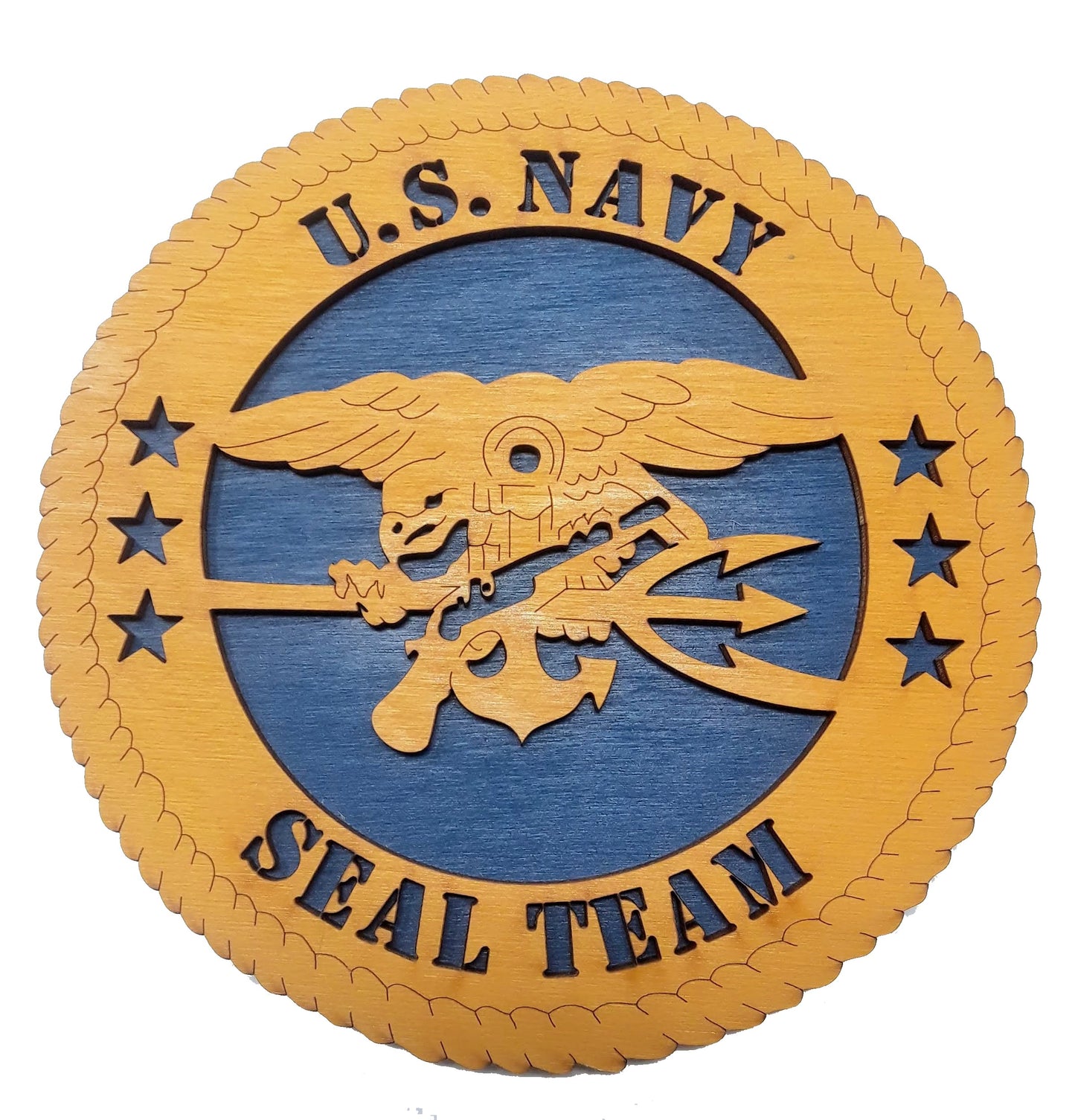 Navy Seal Team Desk Plaque