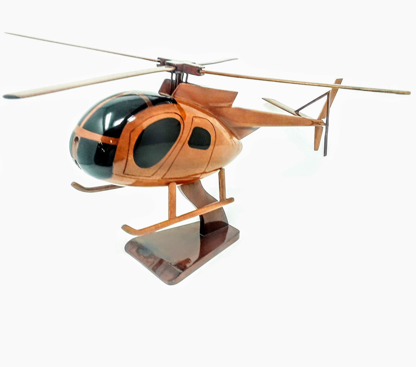 OH-6 Little Bird Helicopter Wood Model