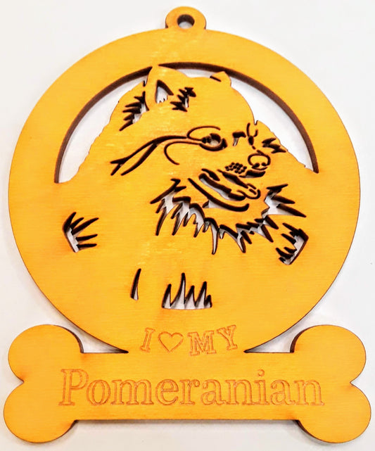 Pomeranian Dog Ornament